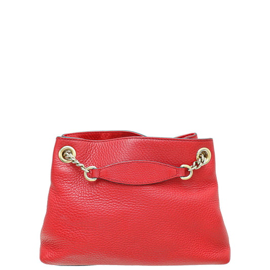 Gucci Chain Leather Shoulder Bag