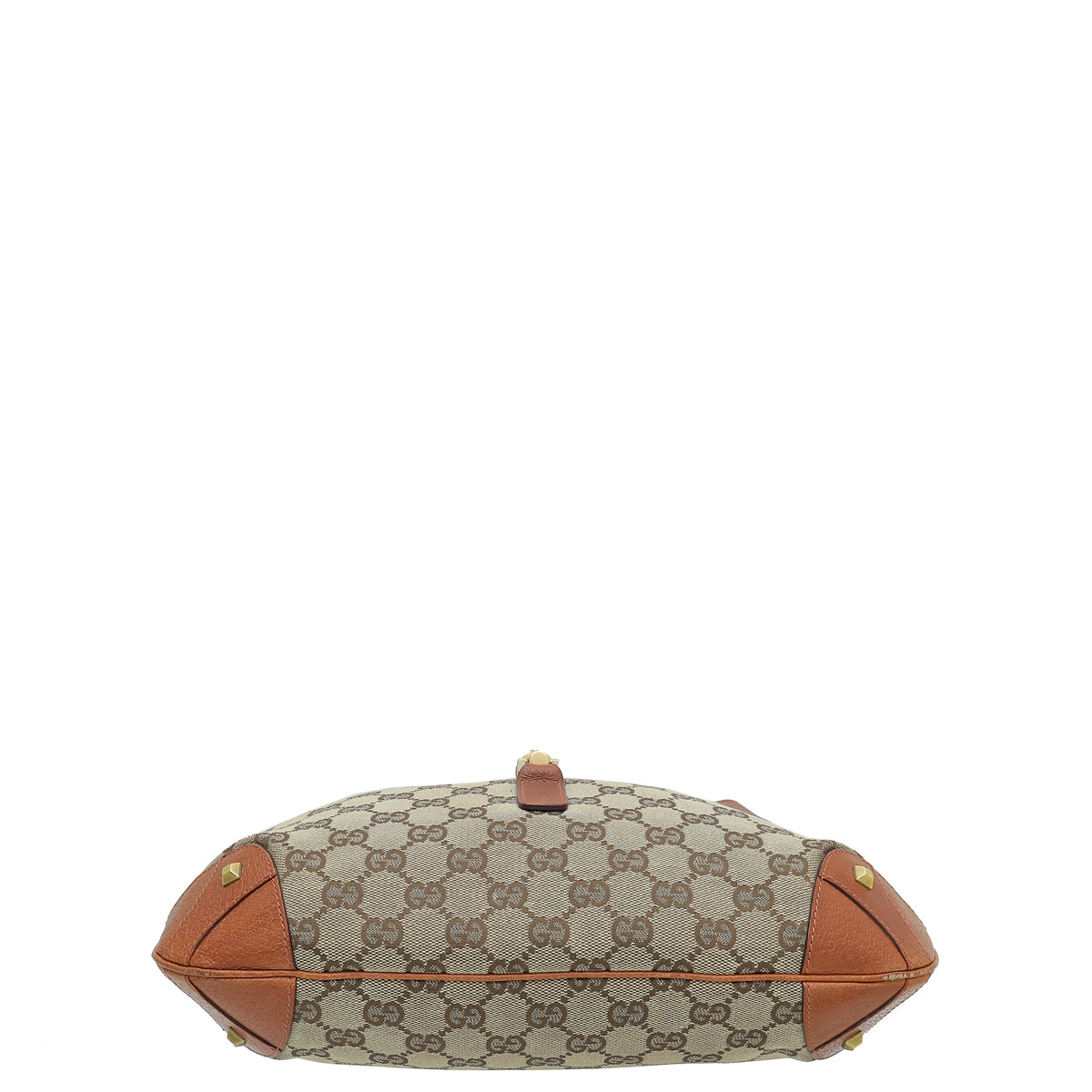 Gucci Leather Canvas Shoulder Bag