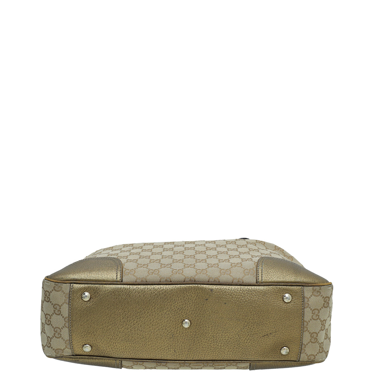Gucci Leather Canvas Tote
