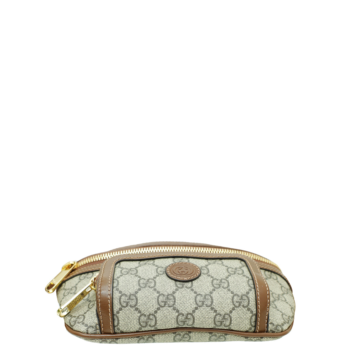 Gucci Leather Canvas Shoulder Bag