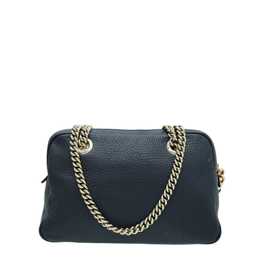 Gucci Chain Leather Shoulder Bag