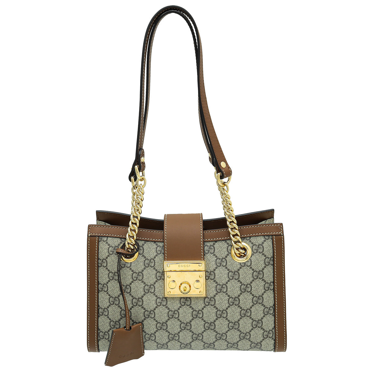 Gucci Leather Canvas Tote