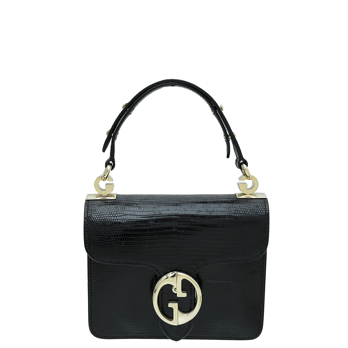 Gucci Leather Top Handle Shoulder Bag