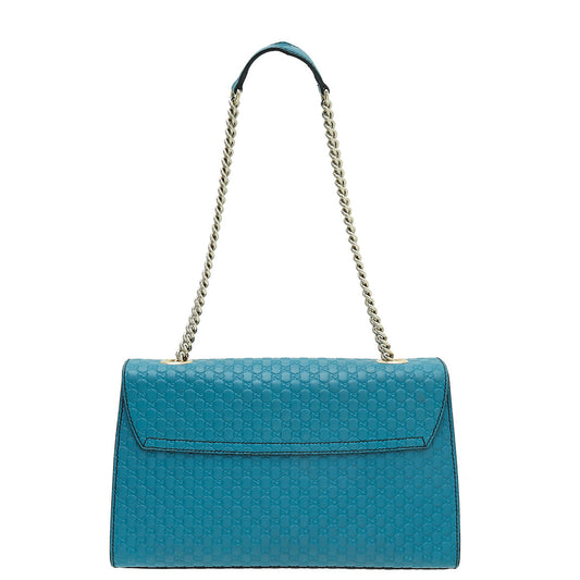 Gucci Monogram Leather Shoulder Bag