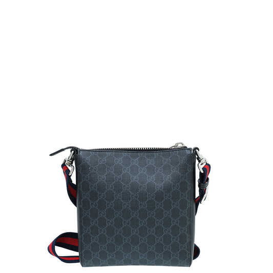 Gucci Leather Canvas Shoulder Bag