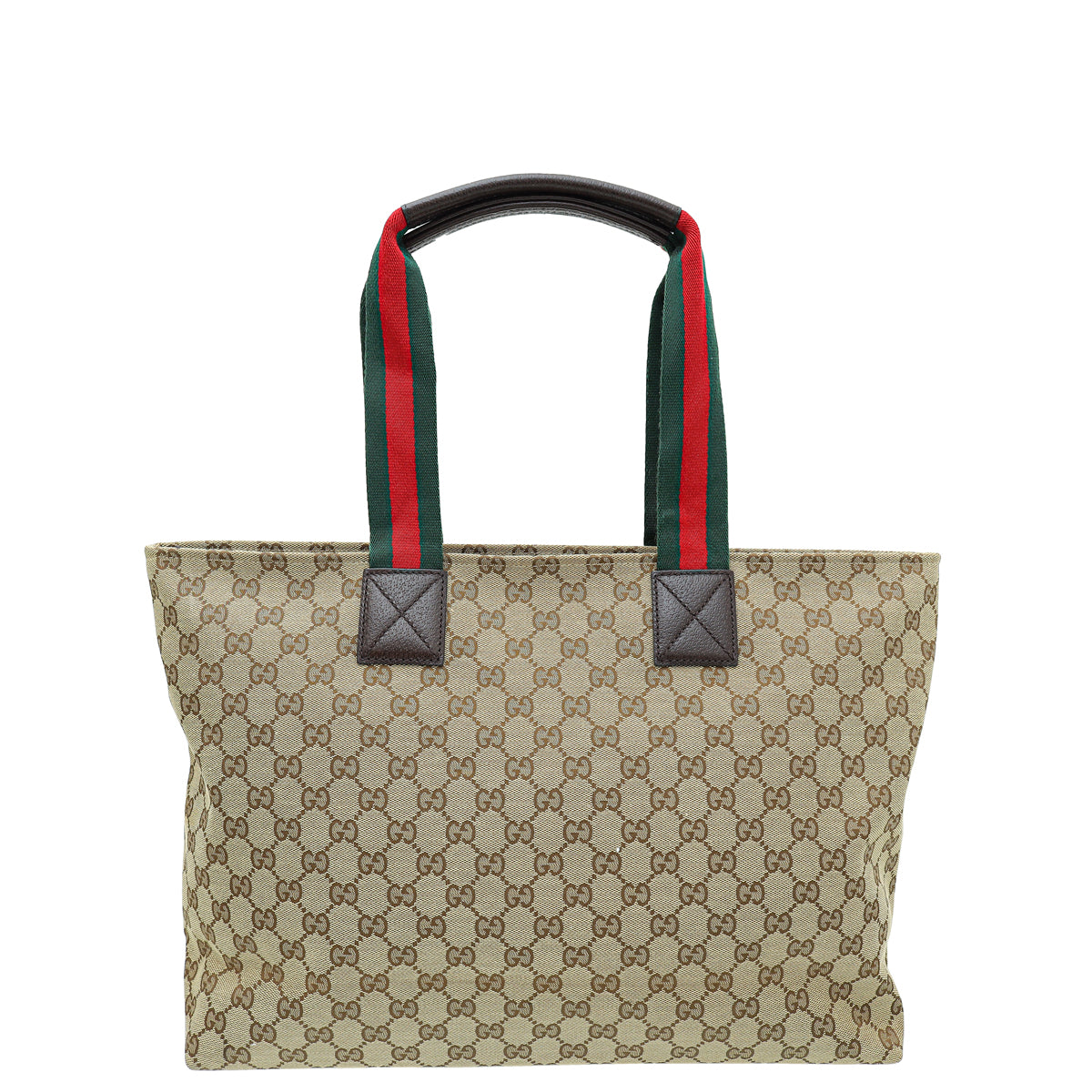 Gucci Leather Canvas Tote