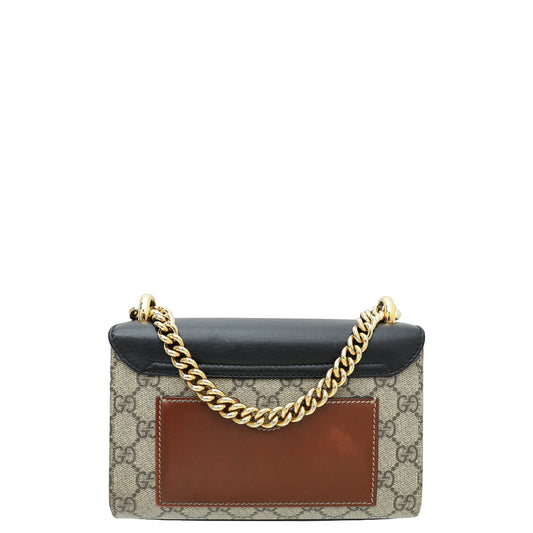 Gucci Leather Canvas Shoulder Bag