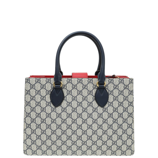 Gucci Leather Canvas Shoulder Bag