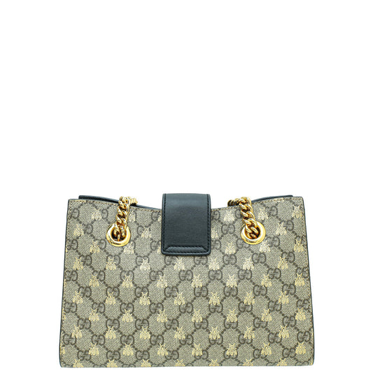 Gucci Leather Canvas Shoulder Bag
