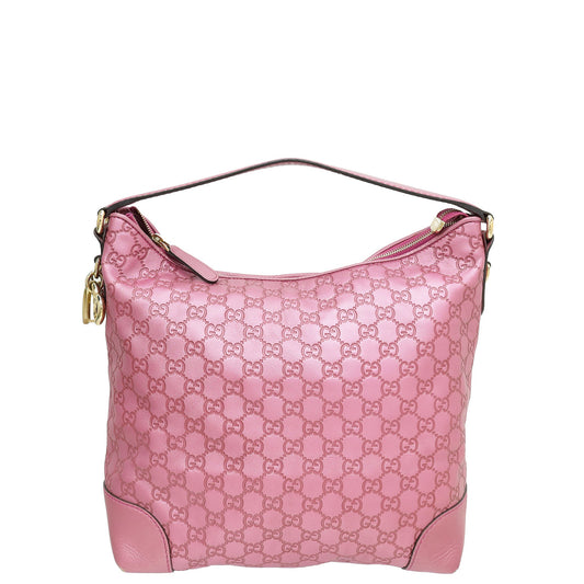 Gucci Leather Top Handle Shoulder Bag
