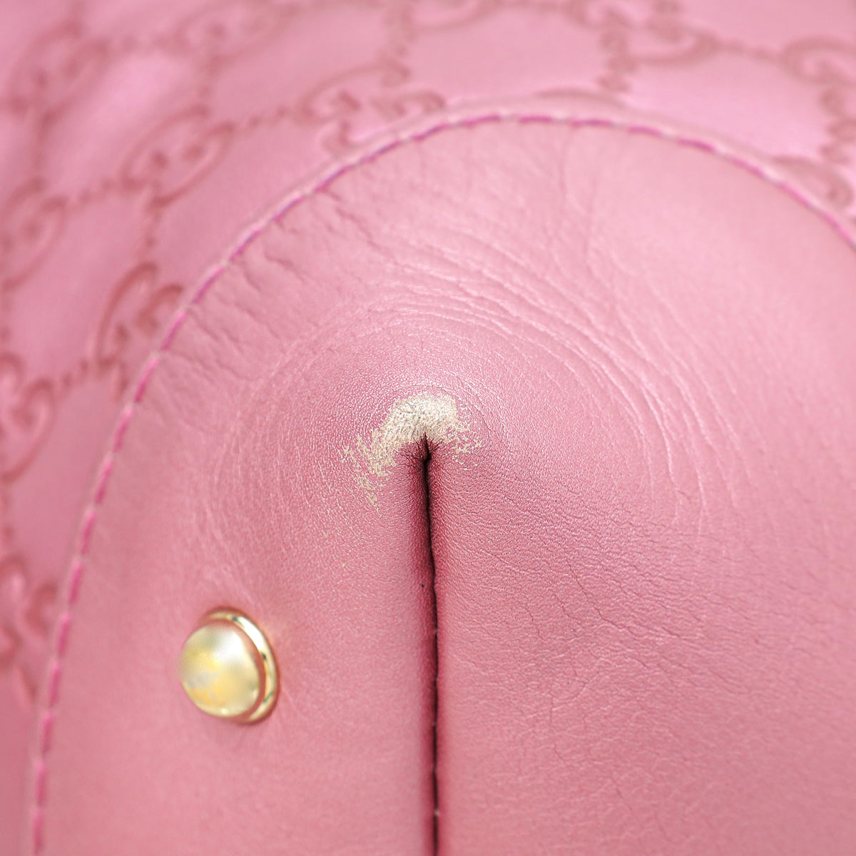 Gucci Leather Top Handle Shoulder Bag