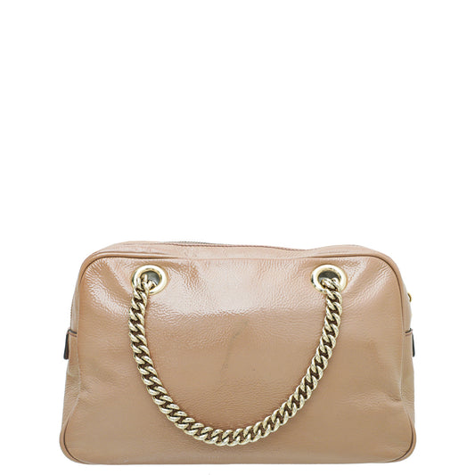 Gucci Chain Leather Shoulder Bag
