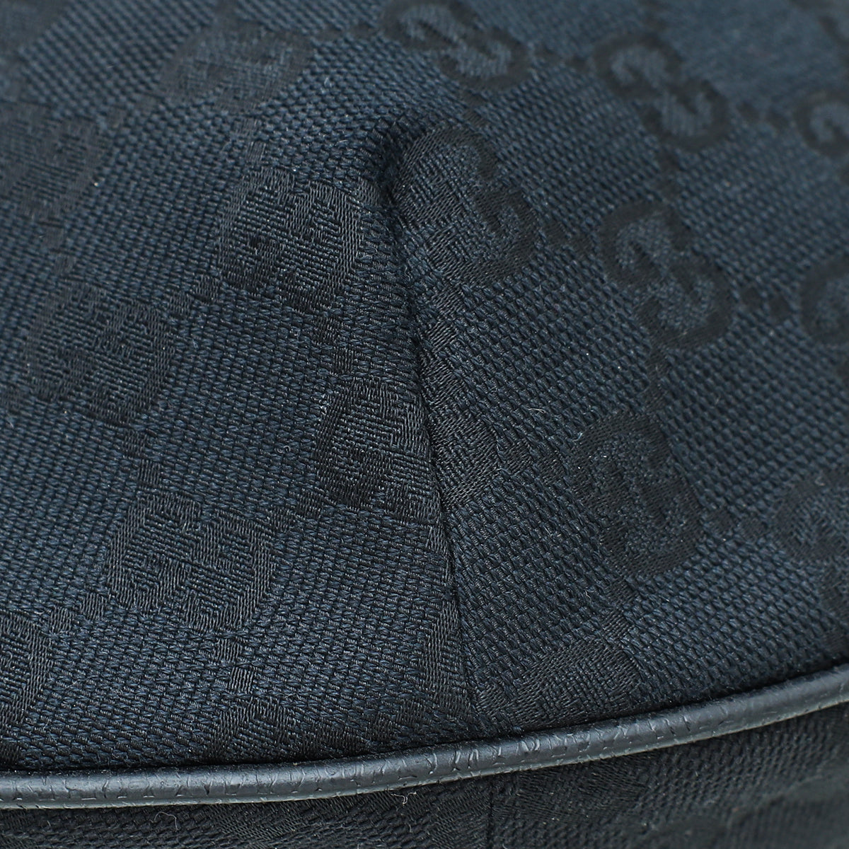 Gucci Leather Canvas Shoulder Bag