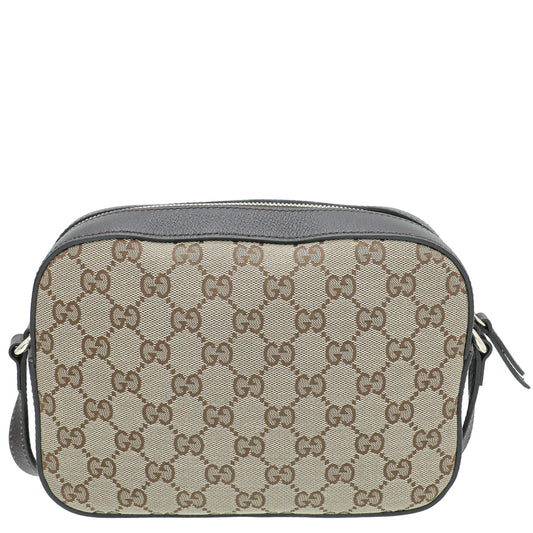 Gucci Leather Canvas Crossbody