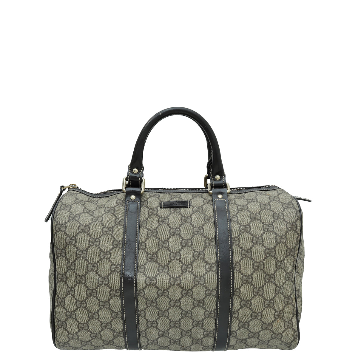 Gucci Leather Canvas Shoulder Bag