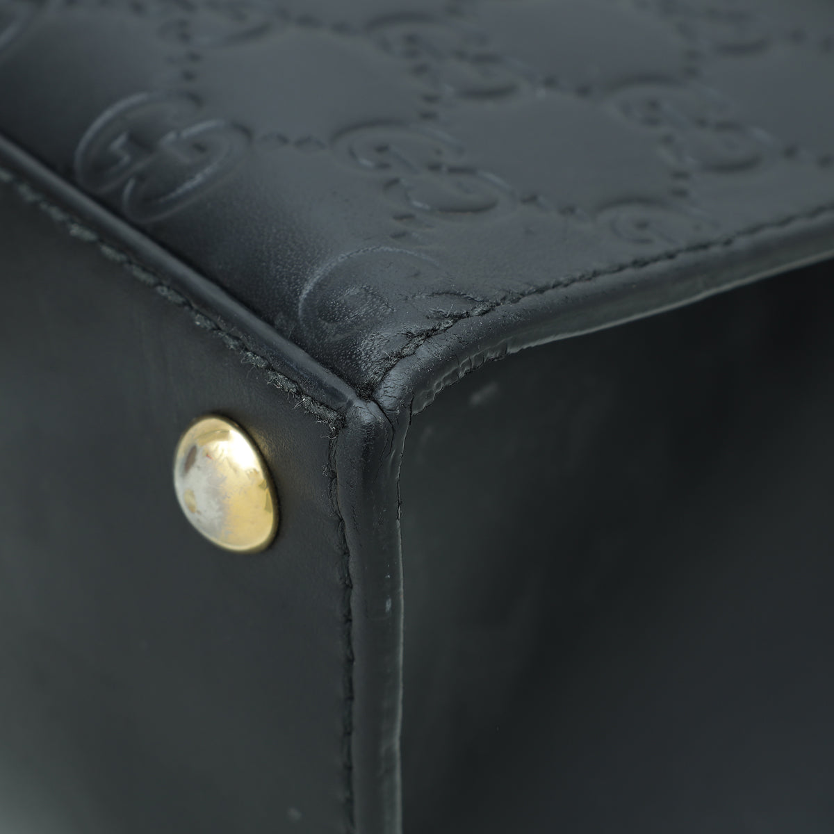 Gucci Leather Top Handle Shoulder Bag