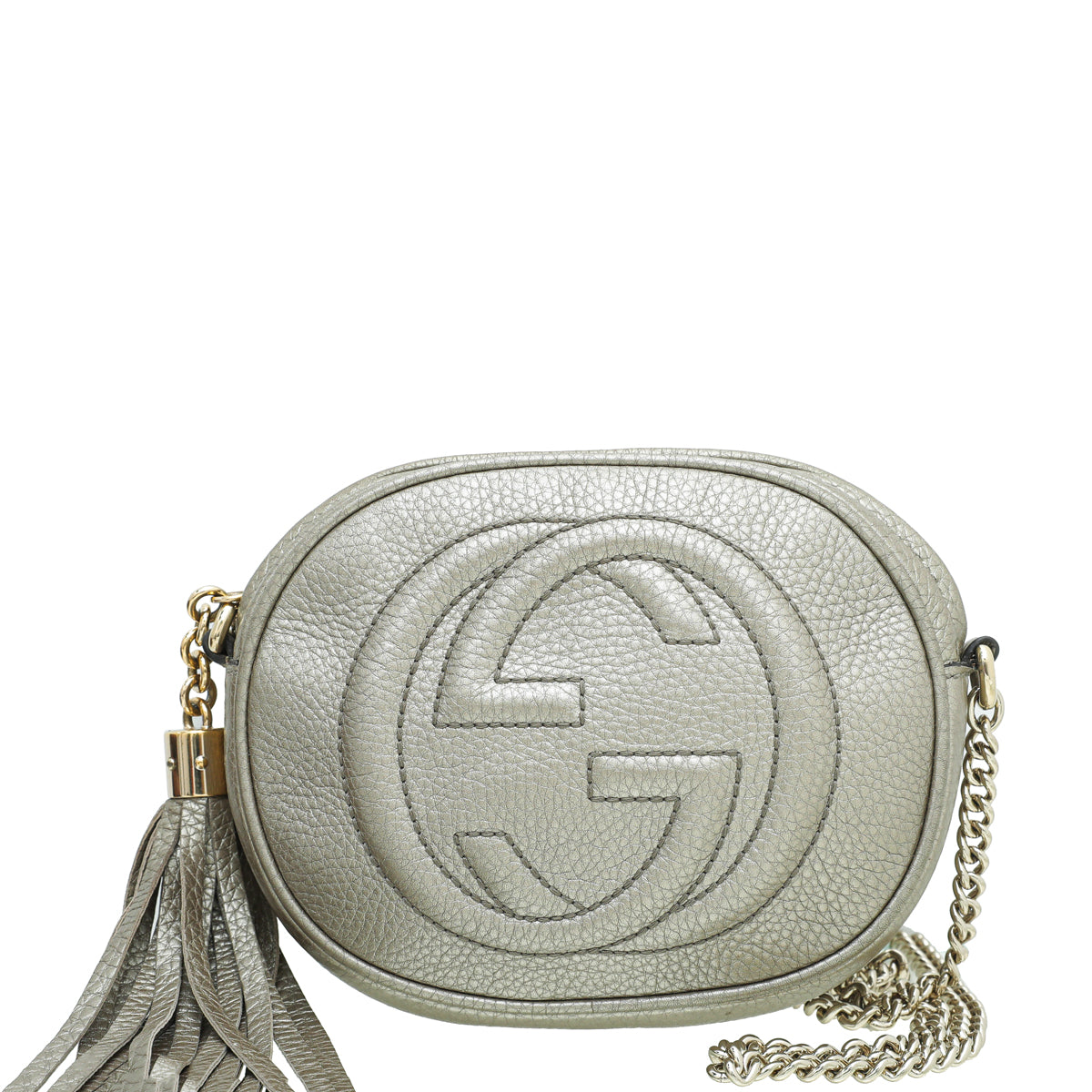 Gucci Chain Leather Shoulder Bag