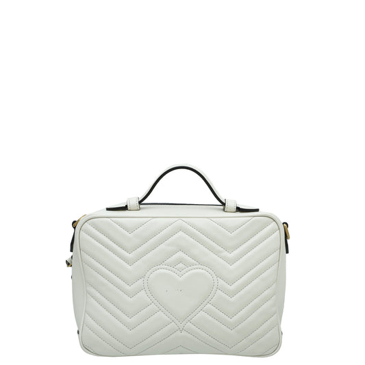 Gucci Leather Canvas Shoulder Bag