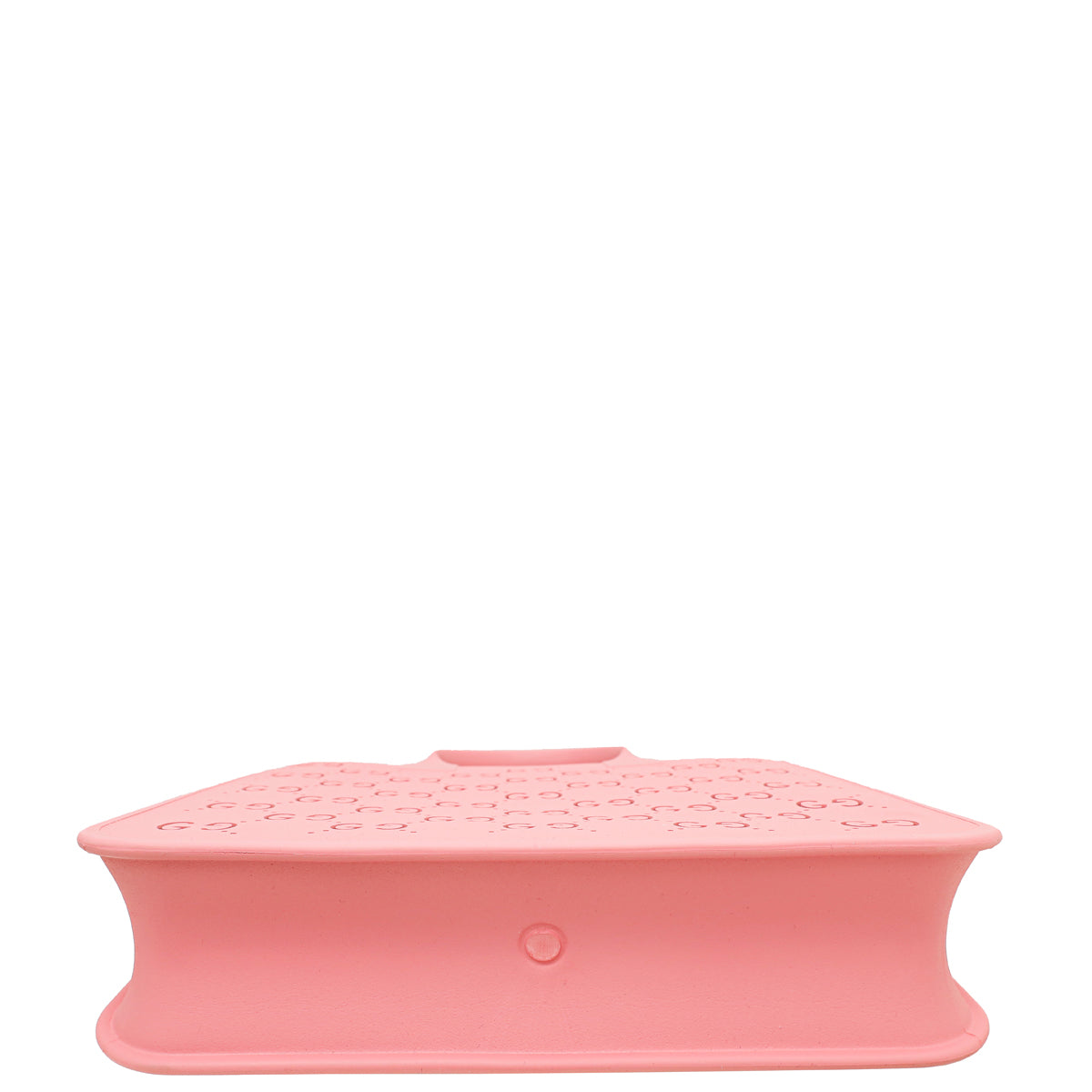 Gucci Pink GG Motif Rubber Tote Bag