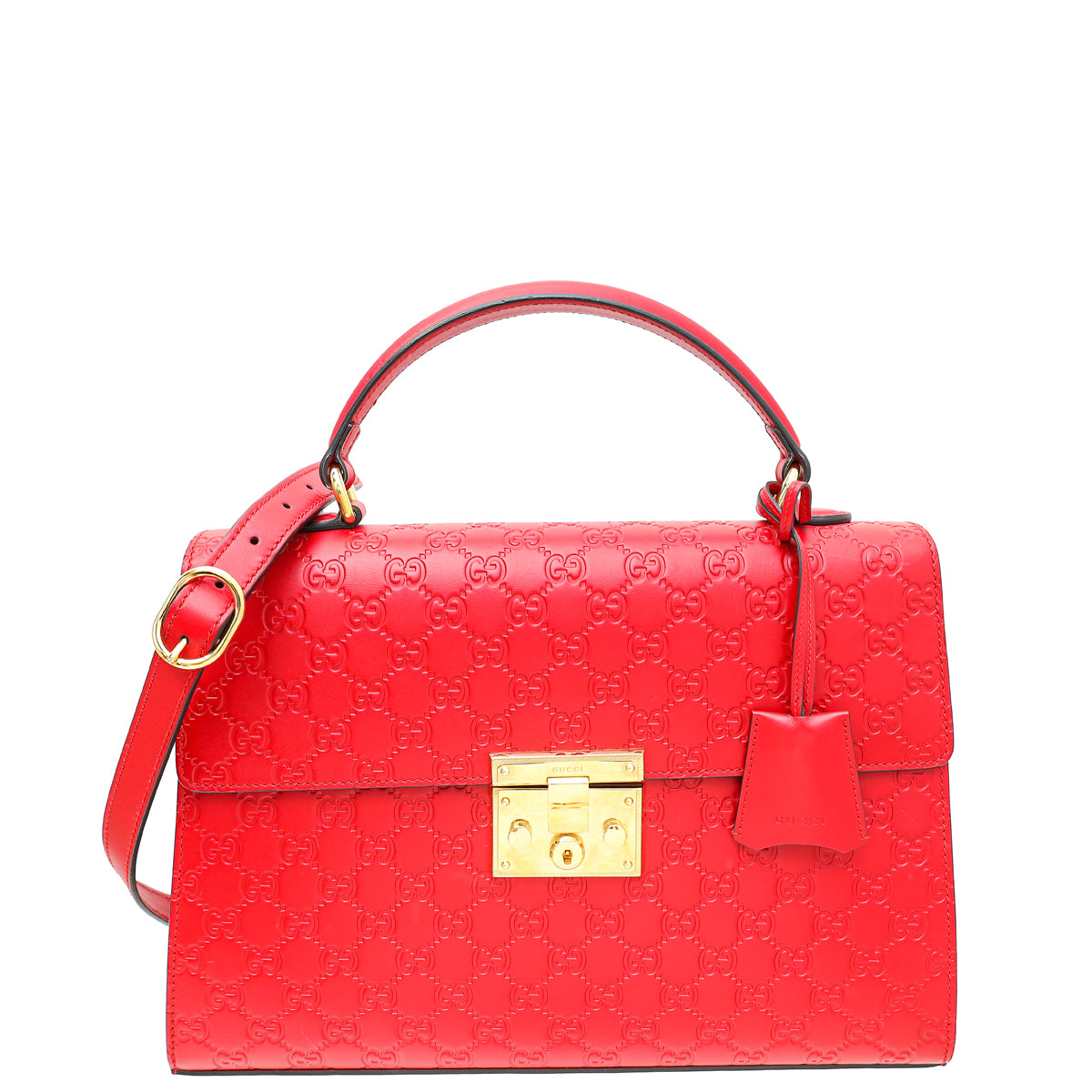 Gucci Leather Top Handle Shoulder Bag