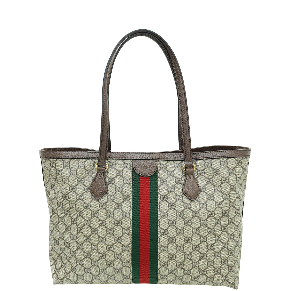 Gucci Leather Canvas Tote