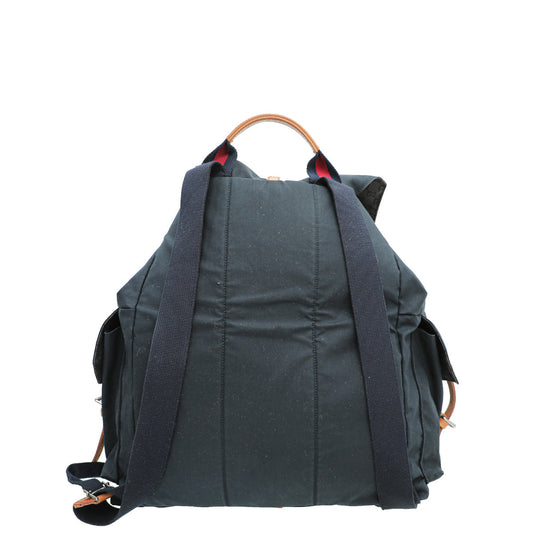 Gucci Leather Canvas Shoulder Bag