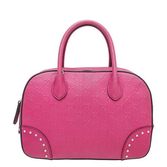 Gucci Leather Top Handle Shoulder Bag