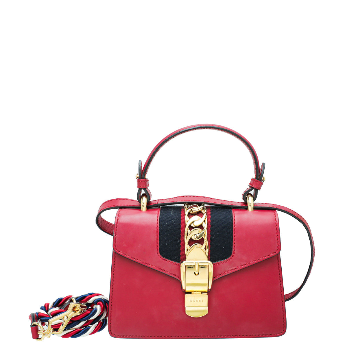 Gucci Leather Mini Shoulder Bag