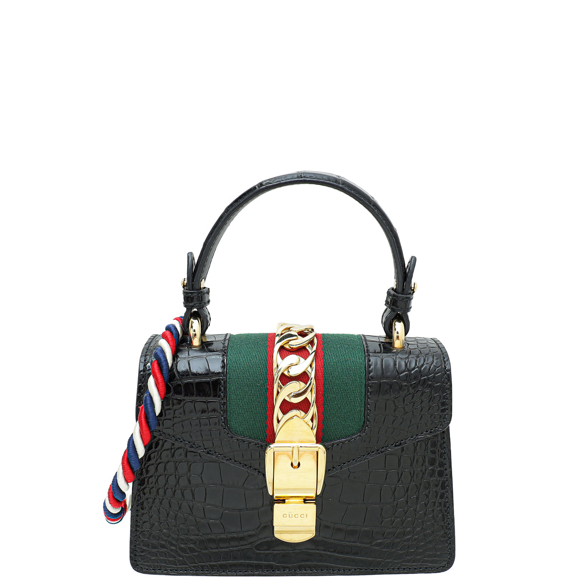 Gucci Twist Leather Mini Shoulder Bag