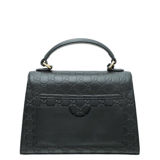 Gucci Leather Top Handle Shoulder Bag