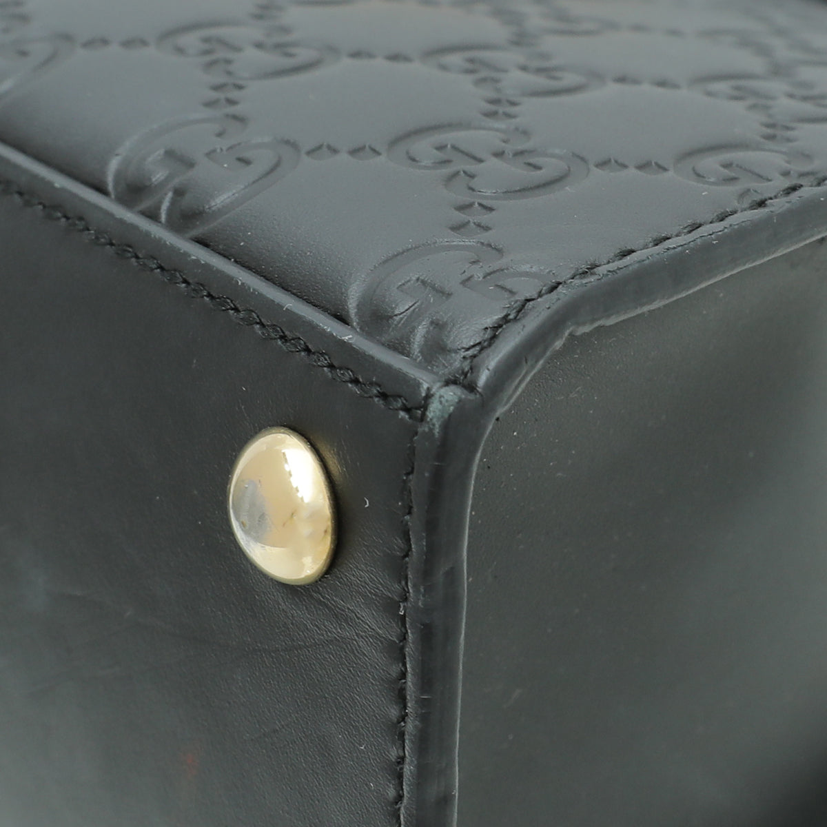 Gucci Leather Top Handle Shoulder Bag