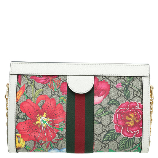 Gucci Leather Canvas Shoulder Bag