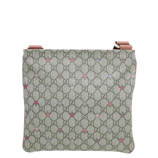 Gucci Leather Canvas Shoulder Bag