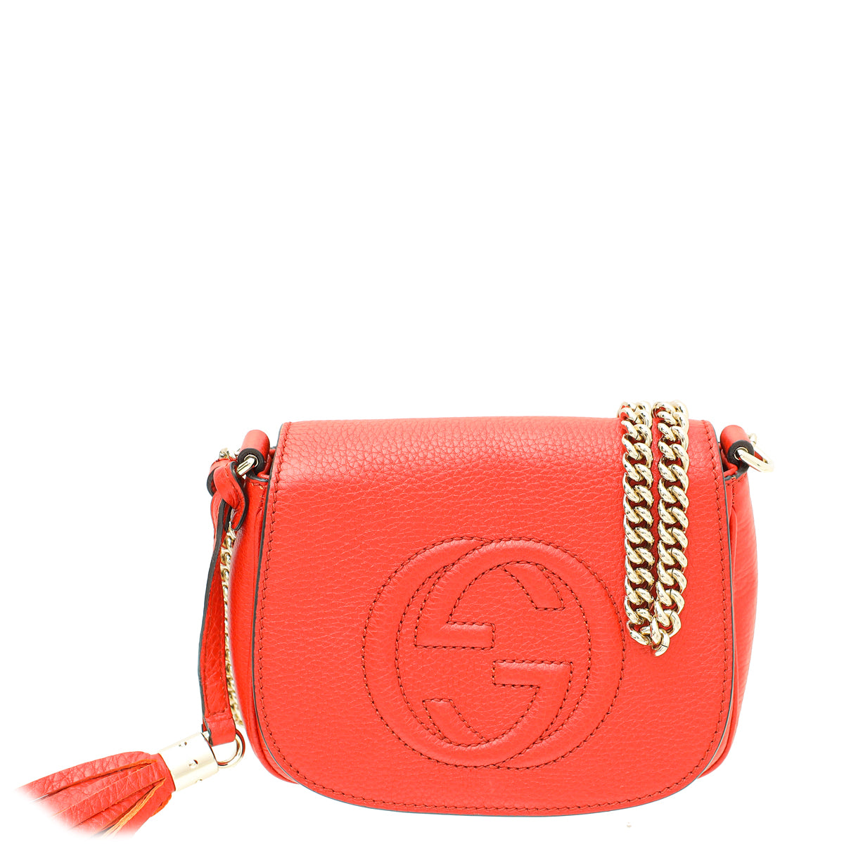 Gucci Chain Leather Shoulder Bag