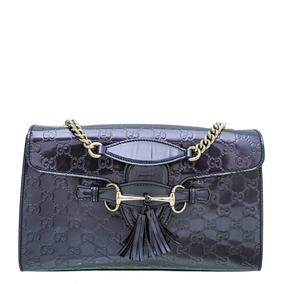 Gucci Monogram Leather Shoulder Bag