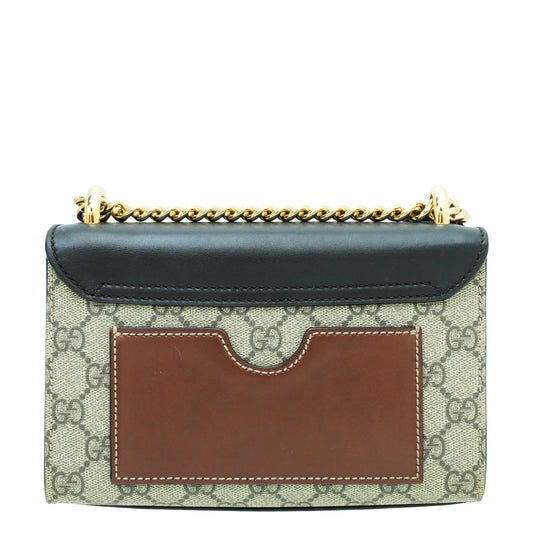 Gucci Leather Canvas Shoulder Bag
