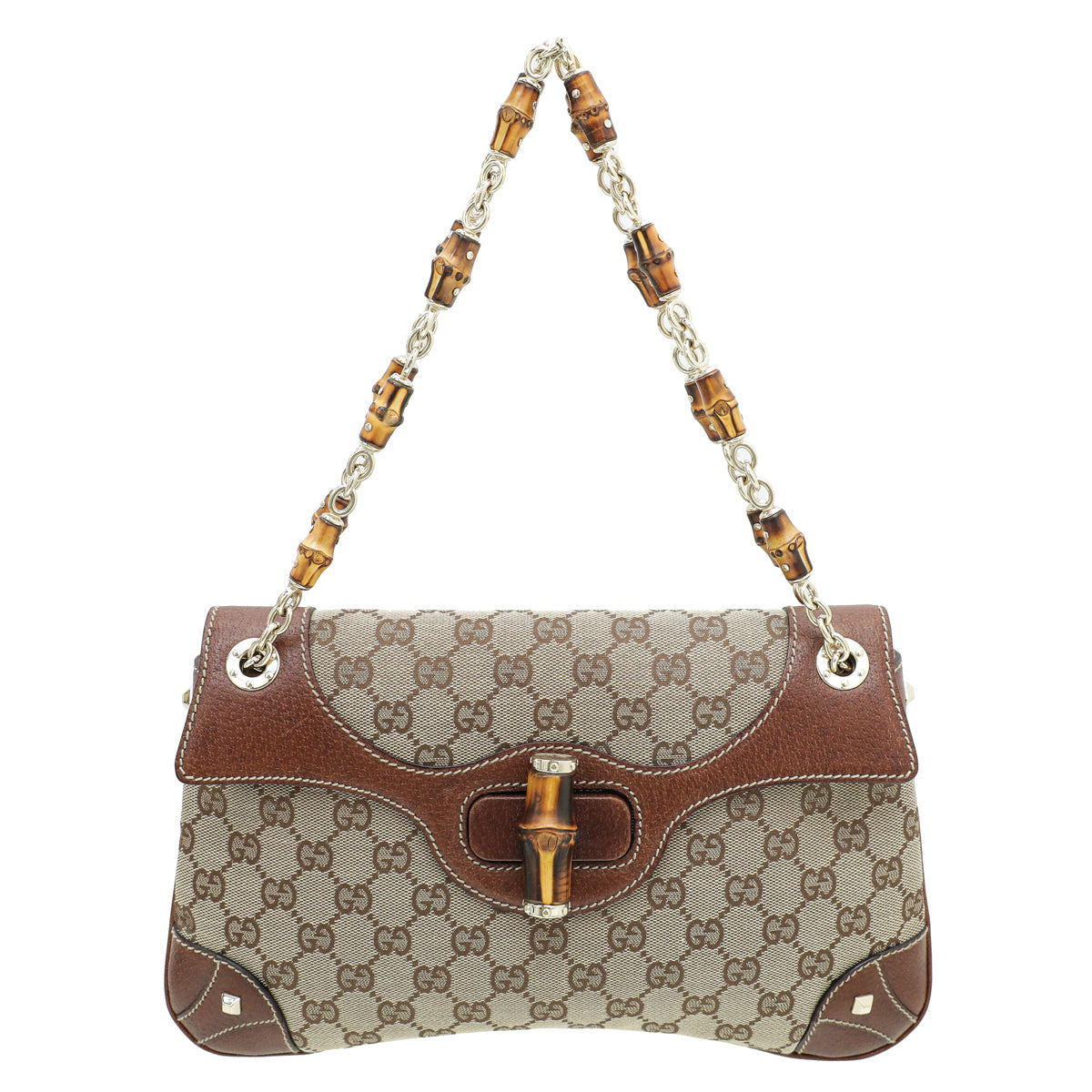Gucci Chain Leather Shoulder Bag