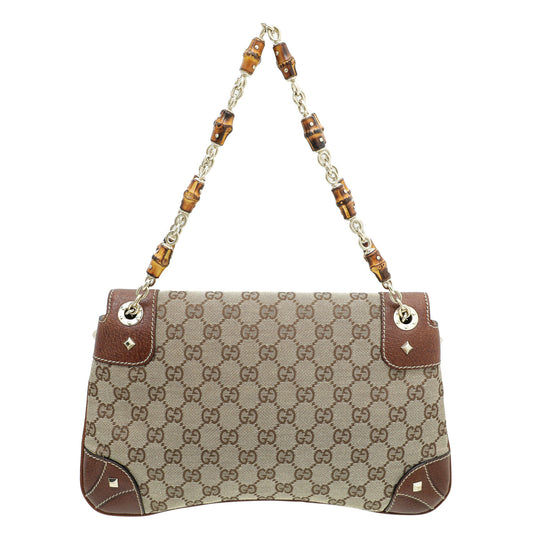 Gucci Chain Leather Shoulder Bag