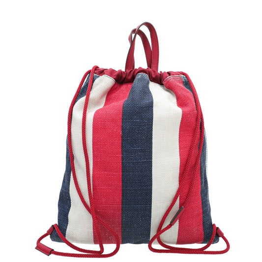 Gucci Leather Canvas Shoulder Bag