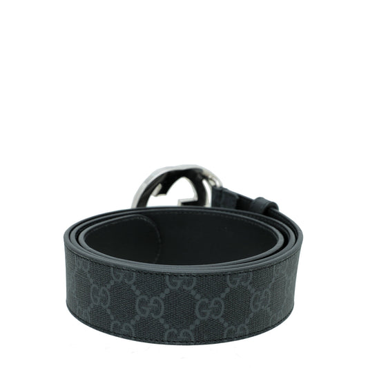 Gucci Leather Canvas Shoulder Bag