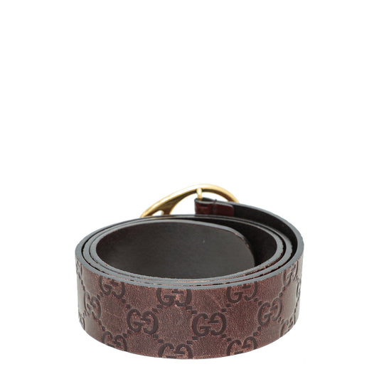 Gucci Monogram Leather Shoulder Bag