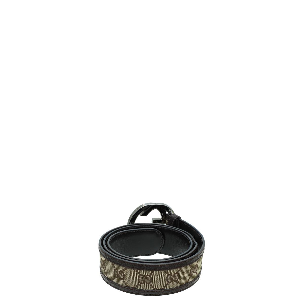 Gucci Leather Canvas Shoulder Bag