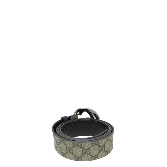 Gucci Leather Canvas Shoulder Bag