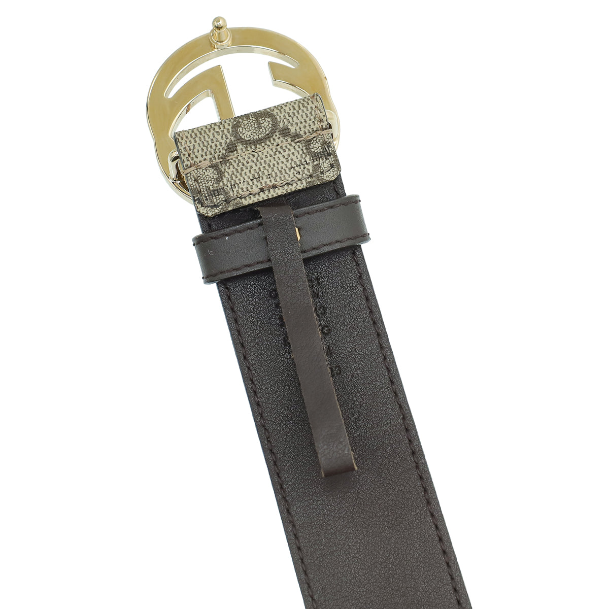 Gucci Leather Canvas Shoulder Bag