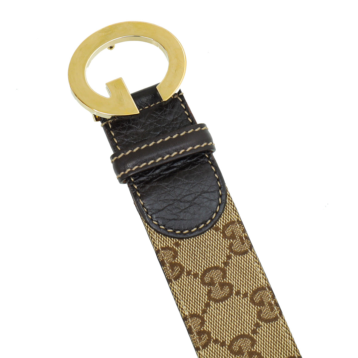 Gucci Leather Canvas Shoulder Bag