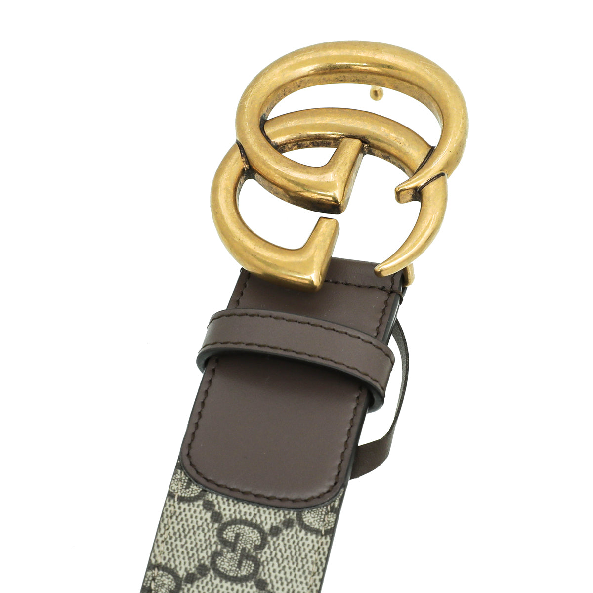 Gucci Leather Canvas Shoulder Bag