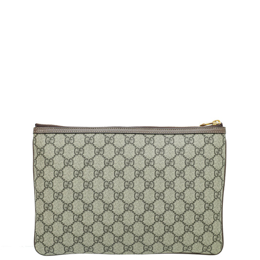 Gucci Leather Canvas Shoulder Bag