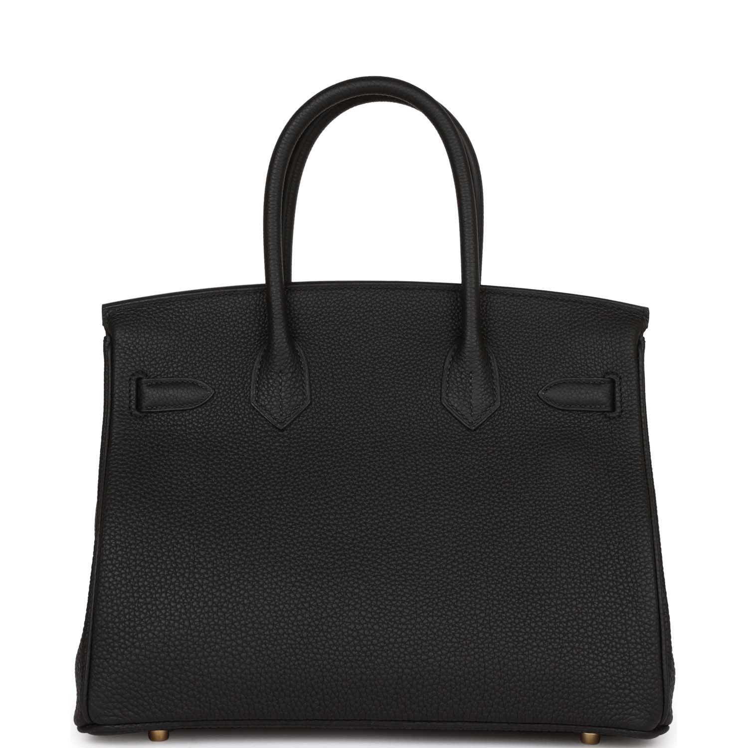HermesBirkin 30 Black Togo Gold Hardware