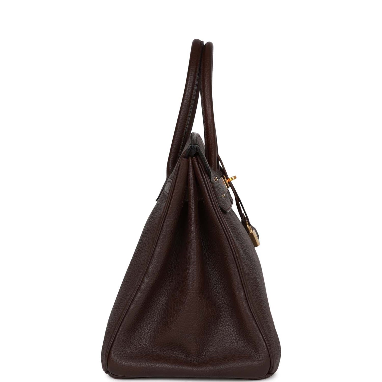 Hermes Birkin 35 Marron Fonce Fjord Gold Hardware