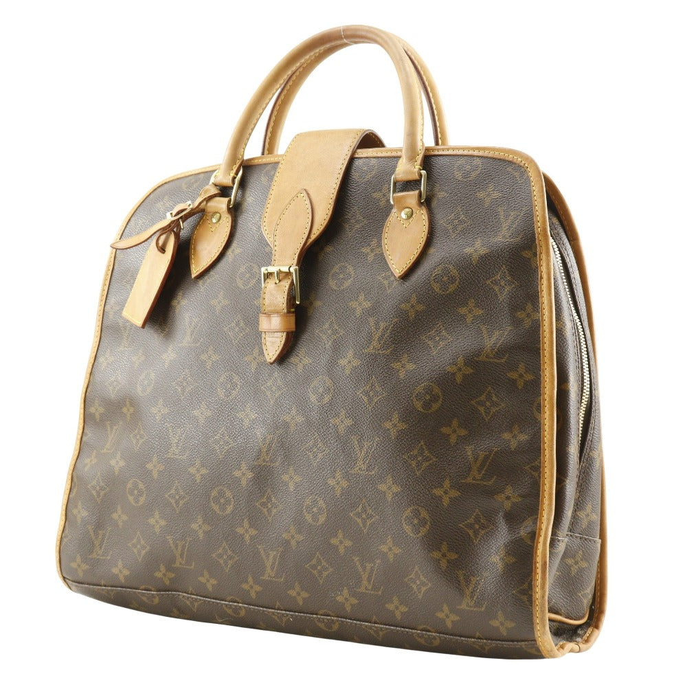 LOUIS VUITTON Handbag Monogram canvas Brown Business bag Rivoli unisex(Unisex)